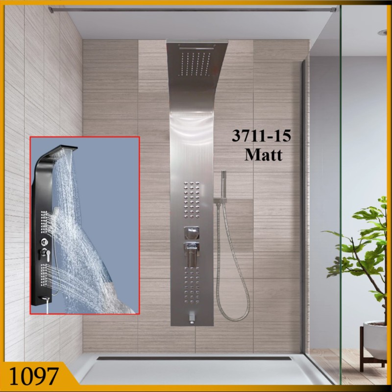SHOWER PANEL SS 304 MATT 3711-15 (1097)